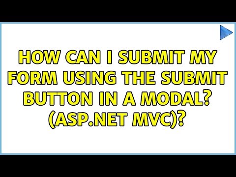 How can i submit my form using the submit button in a modal? (ASP.NET MVC)?
