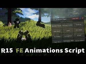 FE Script R15 Animations Showcase