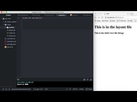 Intro to EJS - Partials - 7