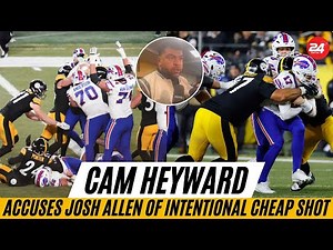 Cam Heyward Accuses Josh Allen of Intentionally Kneeing Him in the Stomach, Fueling In-Game Beef