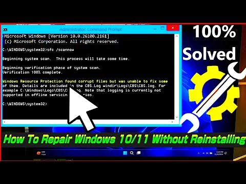 How To Repair Windows 10/11 Without Reinstalling(Complete Tutorial)