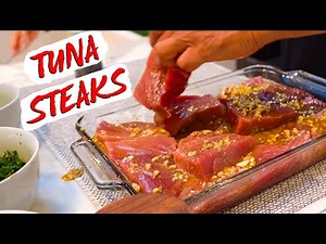 How to Cook Tuna Steaks | Stoked On Fishing