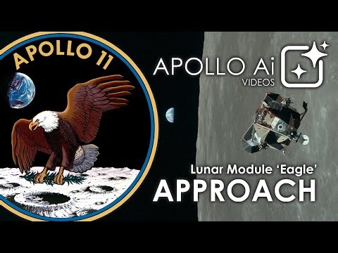 APOLLO 11 - Lunar Module Approach and Earthrise