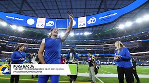 Numbers behind Puka Nacua's record-breaking 70-yd TD | Next Gen Stats