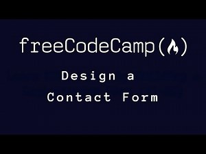 freeCodeCamp - Design a Contact Form