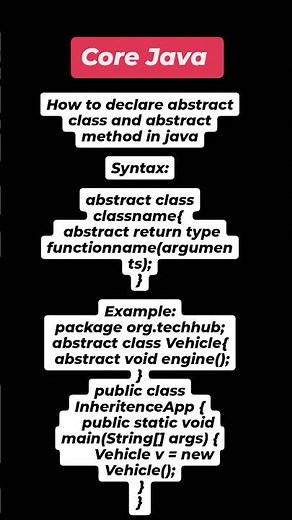 "How to Declare Abstract Classes and Methods in Java: A Quick Guide!"
