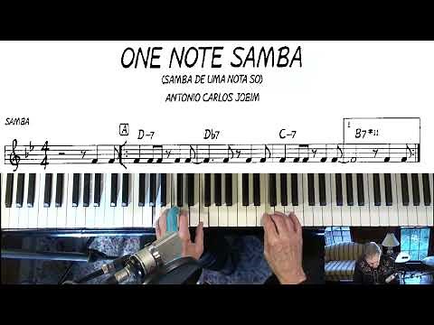 One Note Samba - rootless voicings / play-along track 🎹 Antonio Carlos Jobim