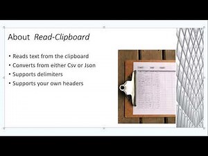 New PowerShell Function - Read-Clipboard