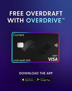 Overdraft happens. With a Current Bank Account and Debit Card, we've got you covered up to $100 when you need it. No Overdraft or Hidden Fees. Ever. Switch over in less than 2 minutes! | Current