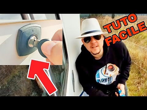 Comment Changer Les Serrures Camping car Facilement"TUTO"