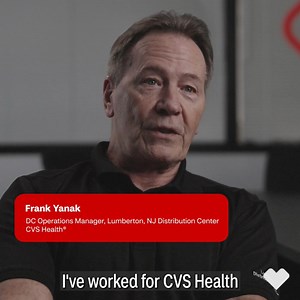 👋 Meet Frank Yanak who’s been with #TeamCVS for 37 years — helping our stores stay stocked with the products you count on. 💪 Frank leads a hardworking crew at our Lumberton, NJ distribution center, where he and his team make sure products are delivered on time to stores so customers have whatever they need. 🤝 For Frank, it’s all about teamwork. Whether it’s organizing deliveries or lifting each other up, he shows what it means to work together for a healthier community. Watch the full video t