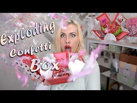 Explosion Box Confetti Exploding Step by Step Tutorial