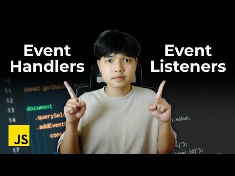 Event Handlers vs Event Listeners in JavaScript 👨‍💻💯