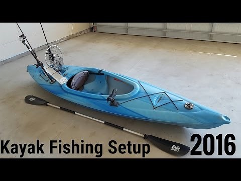 Sit-in Kayak Modified for Fishing | My Kayak Setup