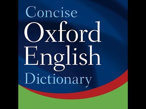 Concise Oxford English Dictionary