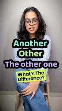 Difference Between OTHER, ANOTHER & THE OTHER ONE | Confusing English Words | English Mistakes