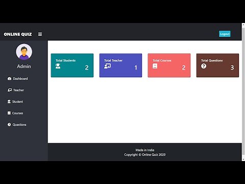 Online Quiz System || FREE Source Code || LazyCoder