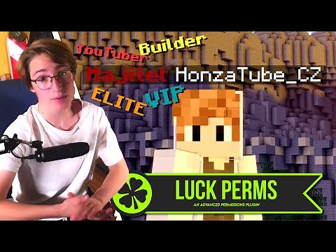 JAK NASTAVIT PREFIXY A PERMISE | LuckPerms Plugin Tutorial | HonzaTube