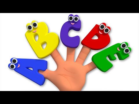 alphabets finger family | abc finger family | finger family abcd | nursery rhymes by kids tv