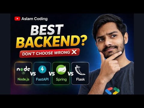 Best Backend in 2026? Node vs FastAPI vs Spring vs Flask