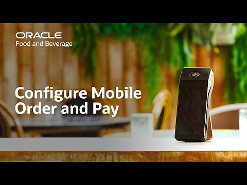 Oracle MICROS Simphony: configure the order and pay device in EMC