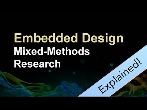 Embedded Design - Mixed methods: Explained!