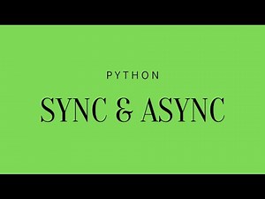 How to Call a Async Function From Synchronous Code in Python