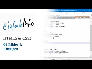HTML5 & CSS3 06 Bilder einfügen