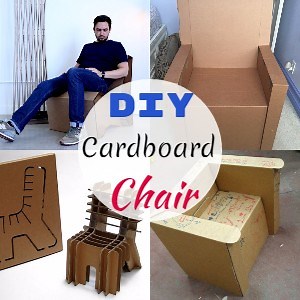 10 DIY Cardboard Chair Ideas & Instructions - DIYnCrafty