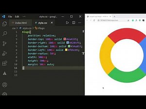 Create Google Logo (How To) - HTML & CSS Tricks and Tutorials For Beginners