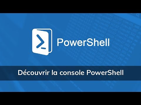 Exécuter une commande dans la console PowerShell - Vidéo Tuto