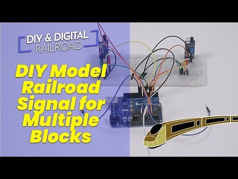 DIY Arduino Model Railroad Multiple Block Signal System