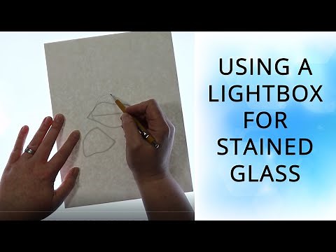 Using a Lightbox for Stained Glass