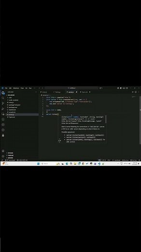 How to Create Server Using HTTP in Node.js #shorts