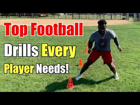 18 Football Drills Every Football Player Needs! (FULL WORKOUT!)