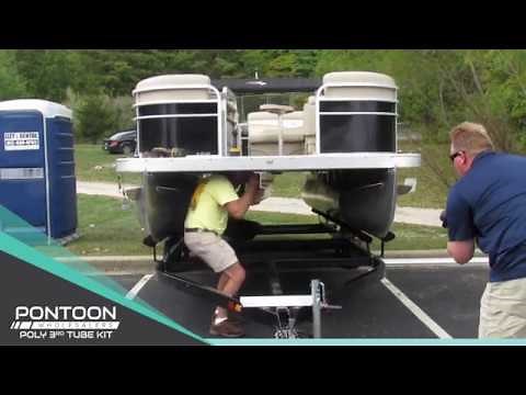 Pontoon Wholesalers - Custom Pontoon Poly 3rd Tube Kits - Installation Video (Quick Version)