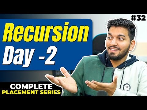 Lecture32: Understanding Recursion the easiest way || Day-2 || 10 Day Recursion Challenge