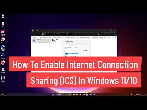 How To Enable Internet Connection Sharing (ICS) In Windows 11/10