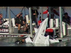 Dragboat World Finals 2013 - Problem Child Top Fuel Hydro Crash & Rescue