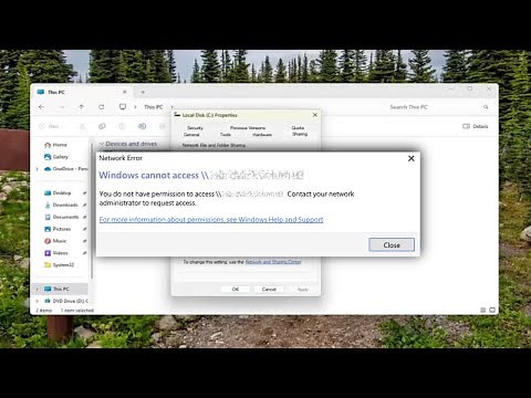 Windows Cannot Access Network Error on Windows 10/11 [Solution]
