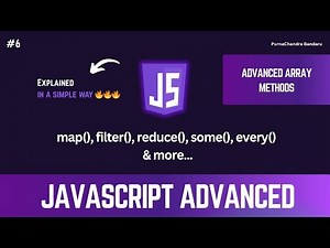 #6 Master Advanced JavaScript Array Methods 🔥 | map(), filter(), reduce() & More... Explained!