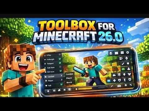 Toolbox 26.0 Premuim Apk || Toolbox 26.0 Mediafire Link ||Best Hack Client Mcpe v26.0