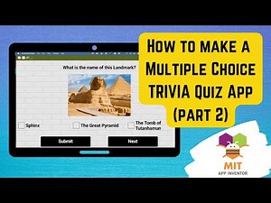 Multiple choice quiz app in MIT App Inventor (Final Part) | Trivia quiz in MIT App Inventor