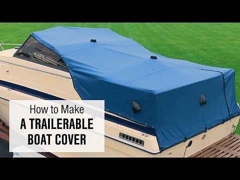 How to Make a Trailerable Boat Cover
