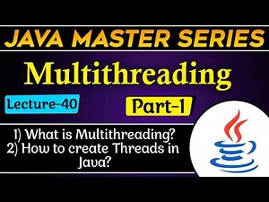 #40 Multithreading in Java Part-1 | How to create threads in Java with Example? | Tpoint Tech