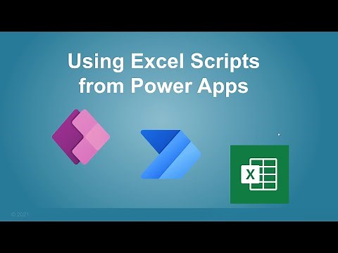 Using Excel(Office) Scripts from Power Apps