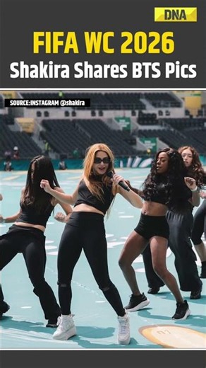 FIFA World Cup 2026: Shakira Shares BTS Pics Ahead Of FIFA WC 2026 Opening Ceremony #shakira #fifa