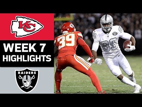 Chiefs vs. Raiders | NFL Week 7 Game Highlights