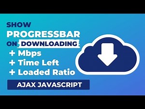 Files downloader JavaScript Ajax | Show Progress Bar on downloading