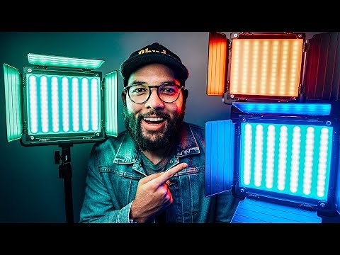 Best RGB Lighting Setup for YouTube Videos (GVM 800D LED Lighting Kit Review)